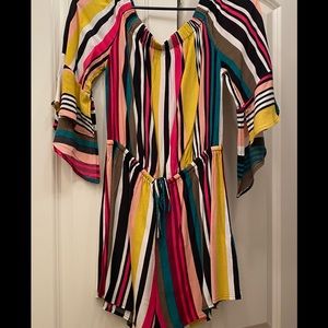 express multicolor romper